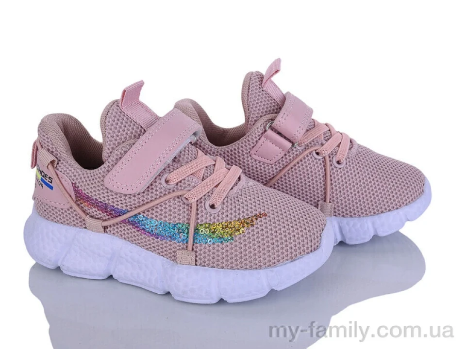 Кросівки текстиль рожевий діти дівчинка, Дитячі кросівки оптом