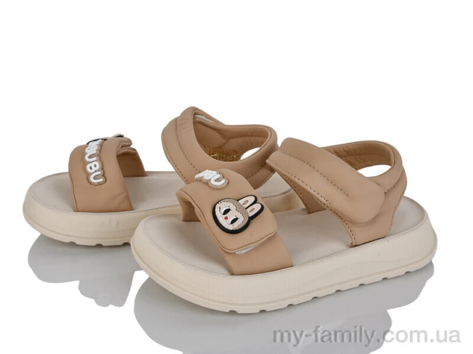 Босоніжки штучна шкіра коричневий діти дівчинка, Взуття оптом діти