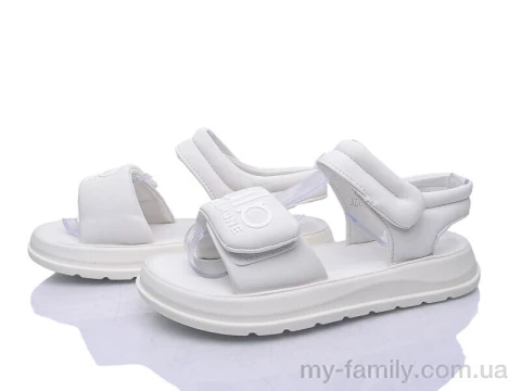 Босоніжки штучна шкіра білий діти дівчинка, Взуття оптом діти