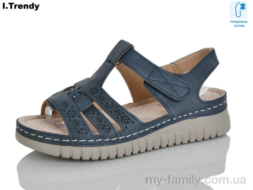 Босоніжки штучна шкіра синій жінки -, Жіночі босоніжки оптом