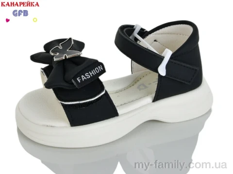 Босоніжки штучна шкіра чорний діти дівчинка, Взуття оптом діти