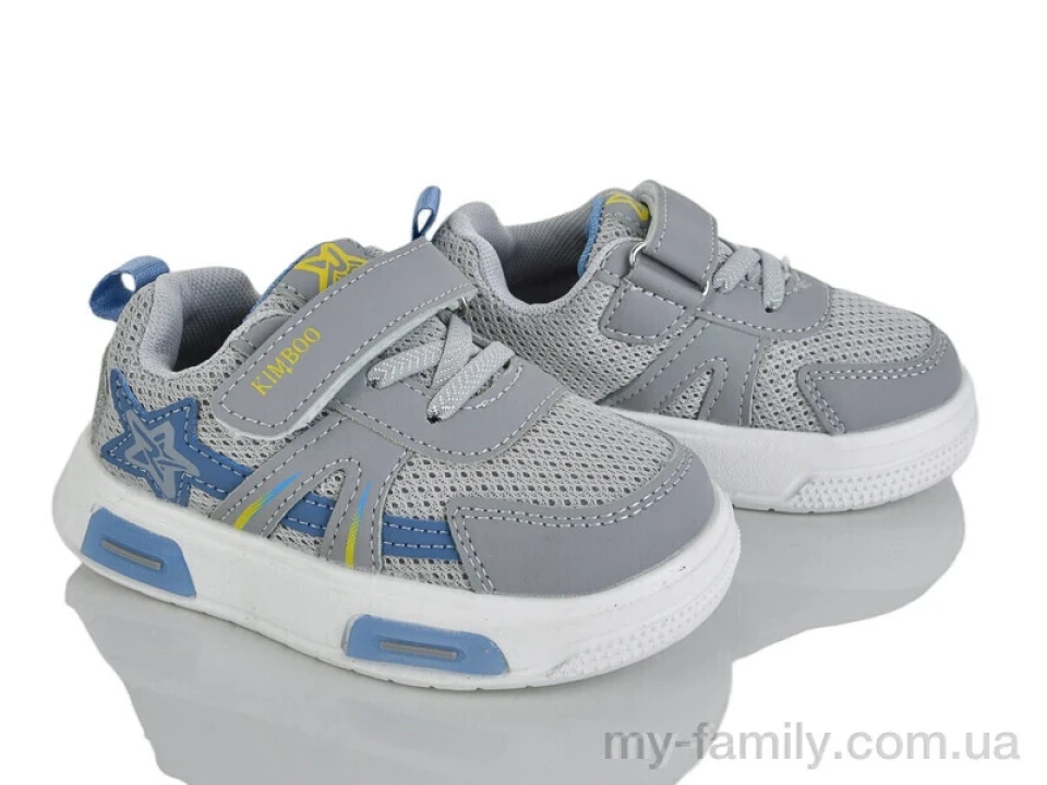 Кросівки штучна шкіра-текстиль сірий діти унісекс, Дитячі кросівки оптом