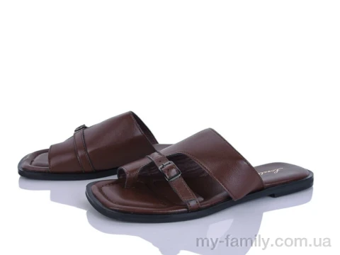 Шльопанці штучна шкіра коричневий жінки -, Жіночі шльопанці оптом