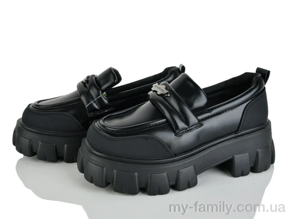 Туфлі штучна шкіра чорний діти дівчинка, Дитячі туфлі оптом