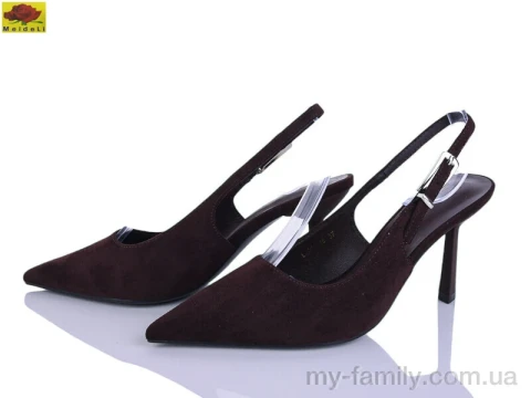 Туфлі штучна замша коричневий жінки -, Туфлі жіночі оптом