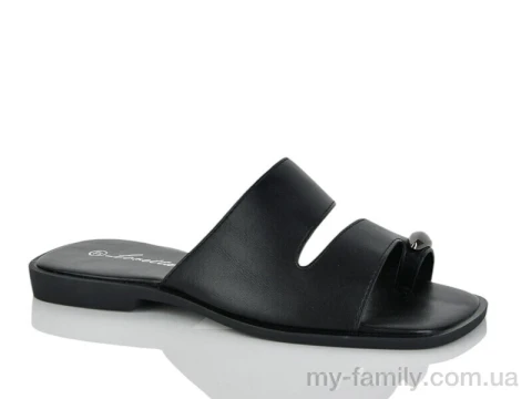 Шльопанці штучна шкіра-текстиль чорний жінки -, Жіночі шльопанці оптом