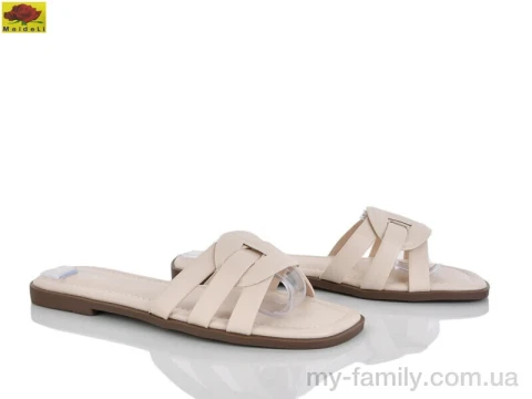 Шльопанці штучна шкіра бежевий жінки -, Жіночі шльопанці оптом