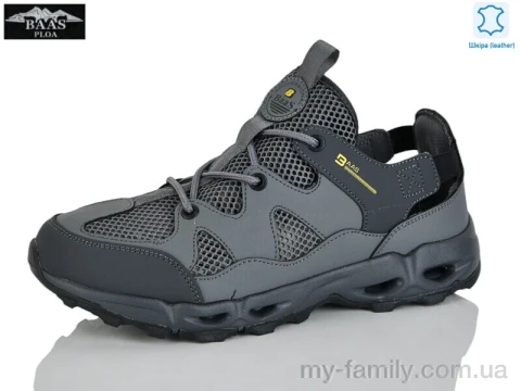 Кроссовки натуральная кожа-текстиль серый мужчины -, Мужские кроссовки оптом