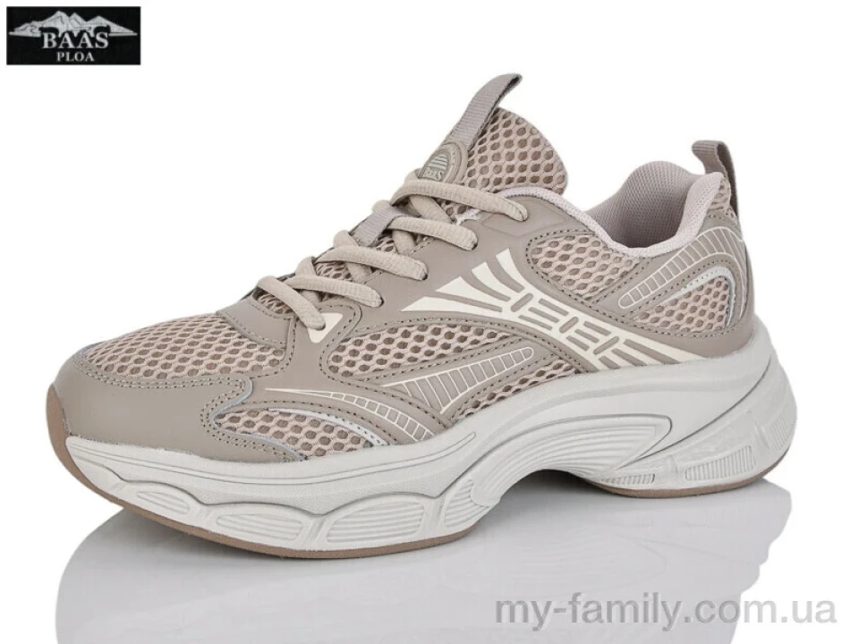 Кросівки штучна шкіра-текстиль коричневий жінки -, Жіночі кросівки оптом