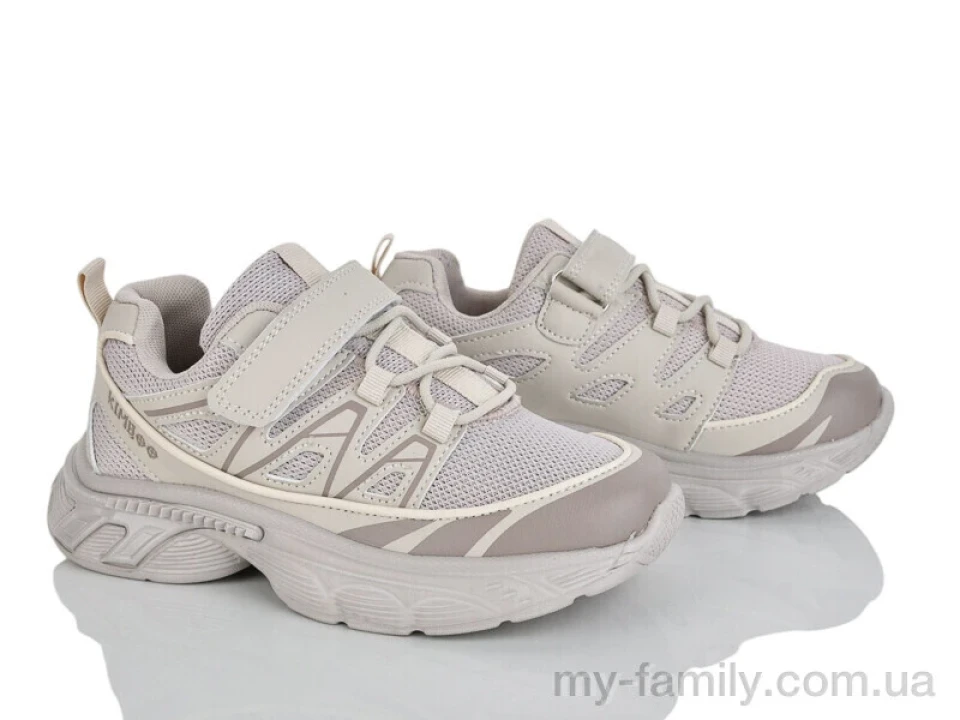 Кросівки штучна шкіра-текстиль бежевий діти унісекс, Дитячі кросівки оптом