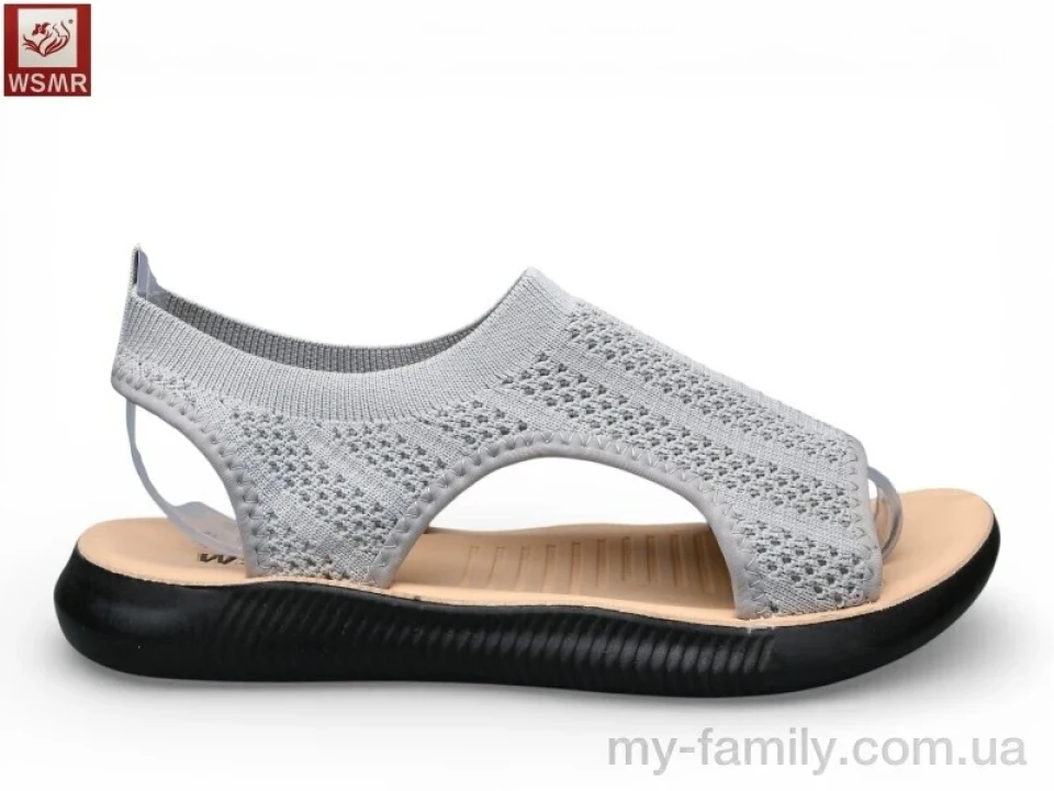 Босоніжки текстиль сірий жінки -, Жіночі босоніжки оптом