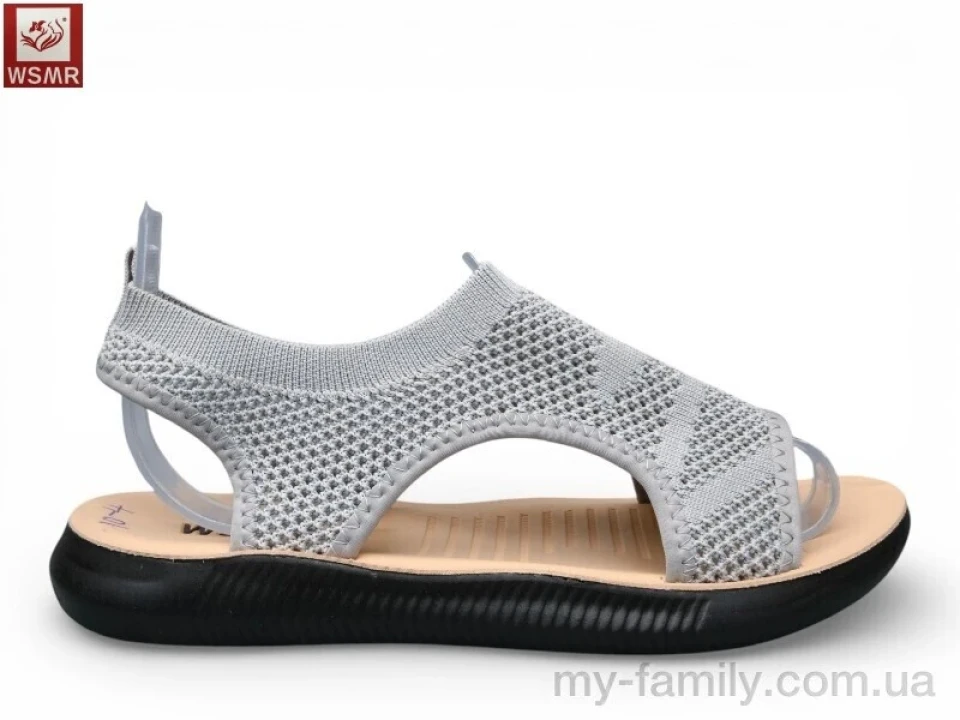 Босоніжки текстиль сірий жінки -, Жіночі босоніжки оптом