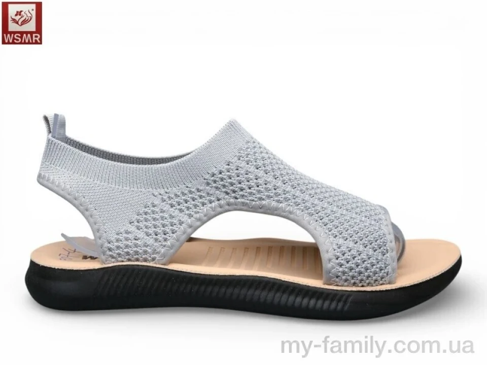 Босоніжки текстиль сірий жінки -, Жіночі босоніжки оптом