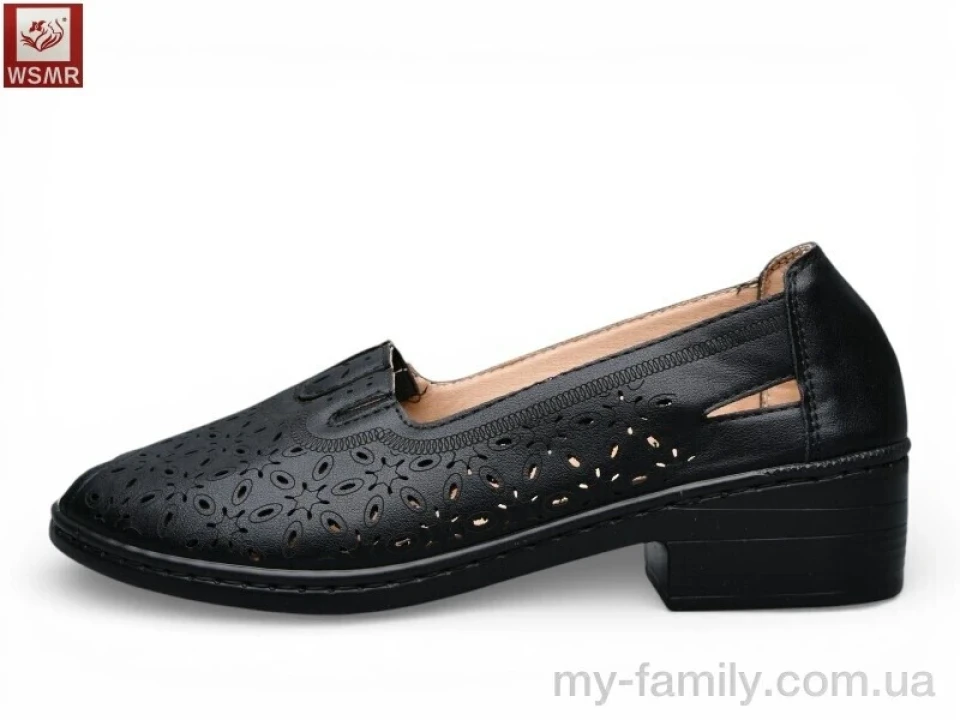 Туфлі штучна шкіра чорний жінки -, Туфлі жіночі оптом