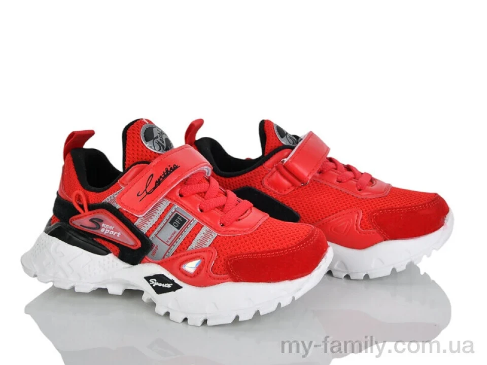 Кросівки штучна шкіра-текстиль червоний діти хлопчик, Дитячі кросівки оптом