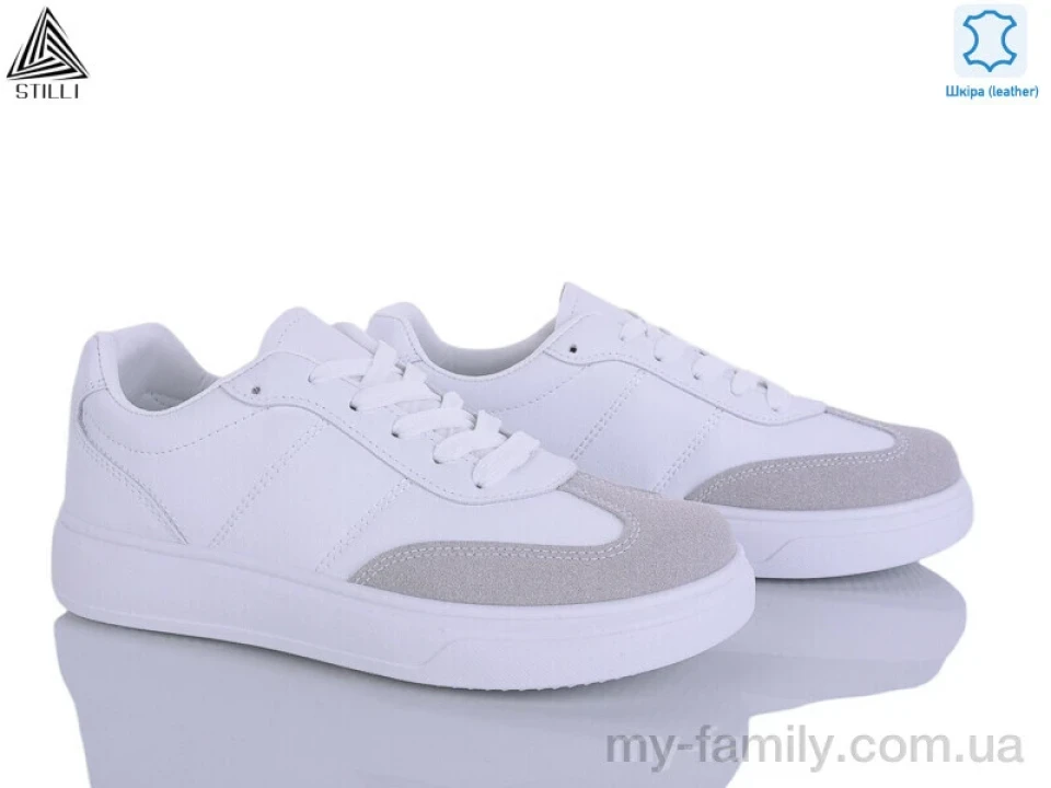 Кросівки натуральна шкіра-натуральна замша білий жінки -, Жіночі кросівки оптом