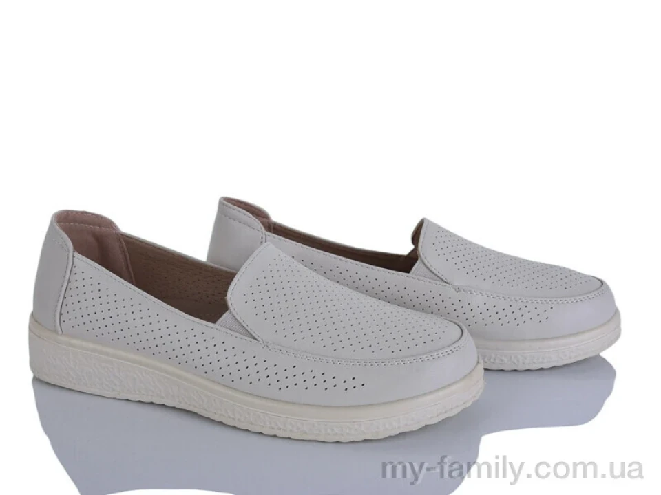 Туфлі штучна шкіра бежевий жінки -, Туфлі жіночі оптом