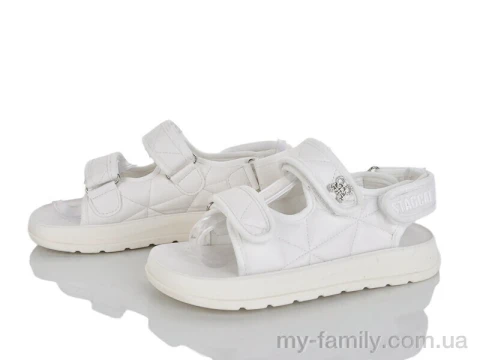 Босоножки искусственная кожа белый дети девочка, Взуття оптом дети