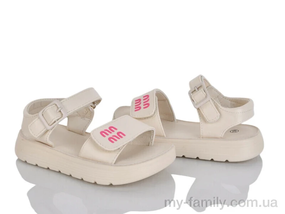 Босоніжки штучна шкіра бежевий діти дівчинка, Взуття оптом діти