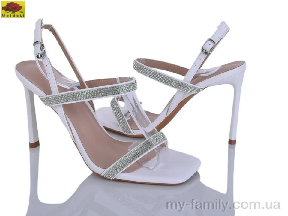 Босоніжки штучна шкіра білий жінки -, Жіночі босоніжки оптом