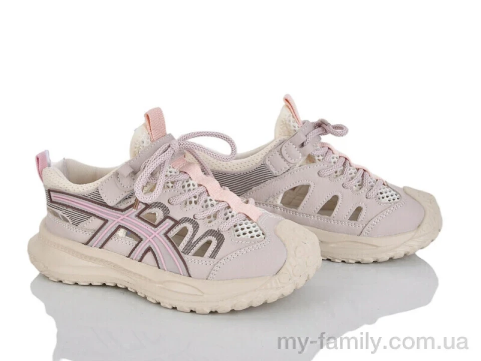 Кросівки штучна шкіра-текстиль рожевий діти дівчинка, Дитячі кросівки оптом