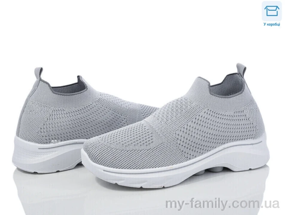 Кросівки текстиль сірий жінки -, Жіночі кросівки оптом