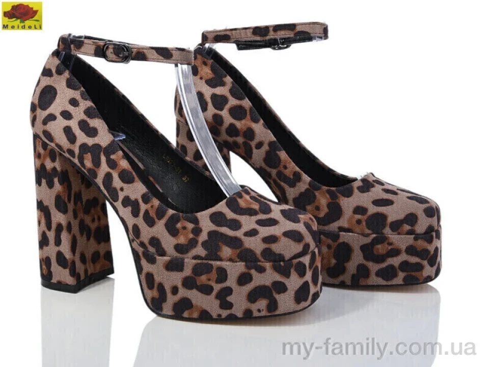 Туфлі штучна замша коричневий жінки -, Туфлі жіночі оптом