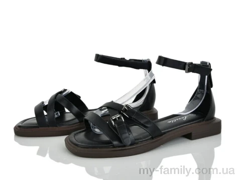 Босоніжки штучна шкіра чорний жінки -, Жіночі босоніжки оптом