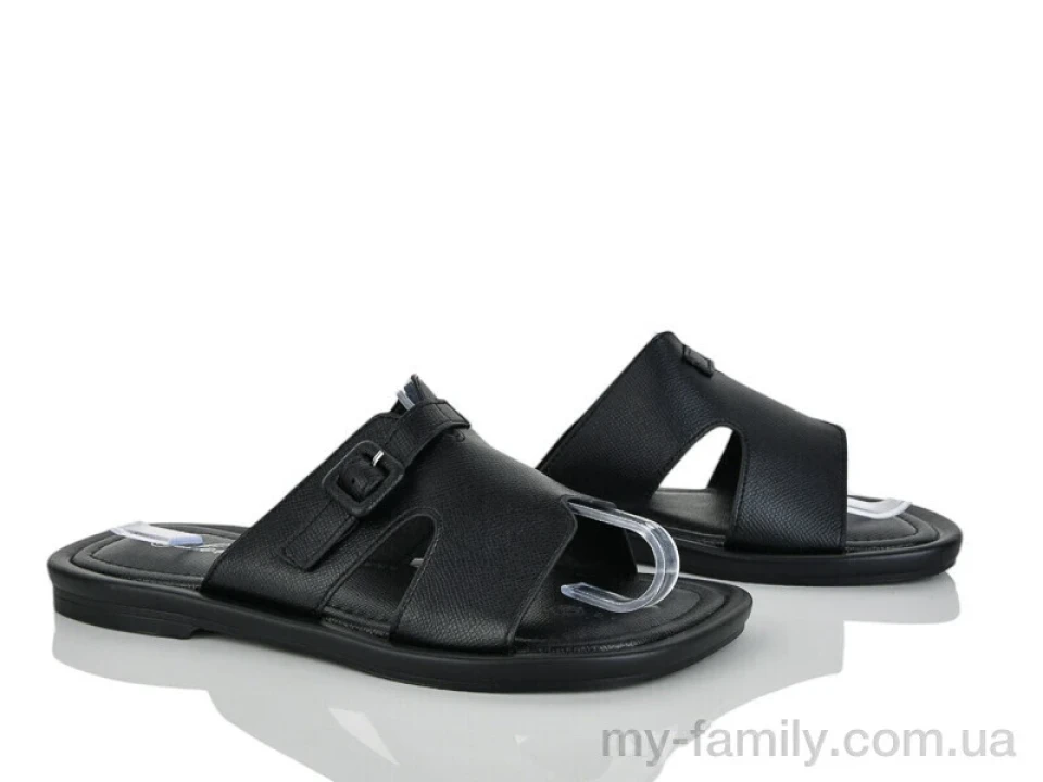 Шльопанці штучна шкіра чорний жінки -, Жіночі шльопанці оптом