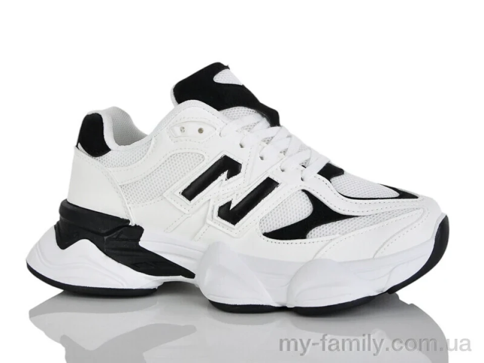 Кросівки штучна шкіра-текстиль білий жінки -, Жіночі кросівки оптом