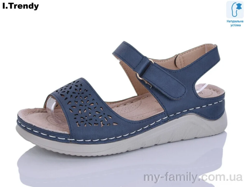 Босоніжки штучна шкіра синій жінки -, Жіночі босоніжки оптом