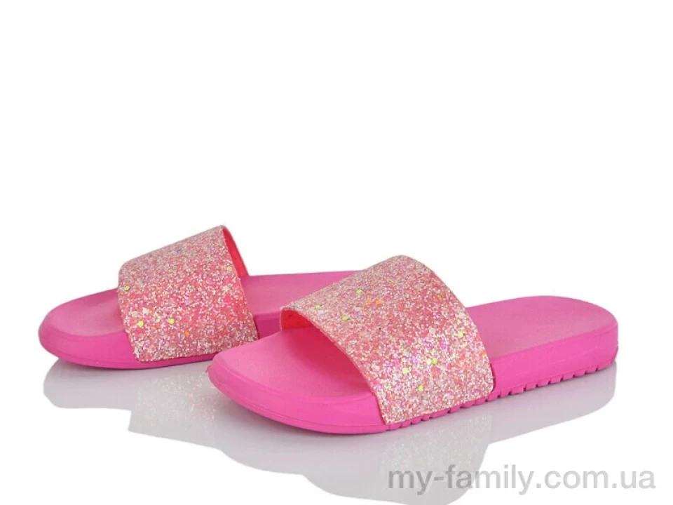 Шльопанці штучний матеріал рожевий діти дівчинка, Дитячі шльопанці оптом