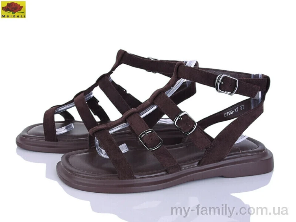 Босоніжки штучна замша коричневий жінки -, Жіночі босоніжки оптом