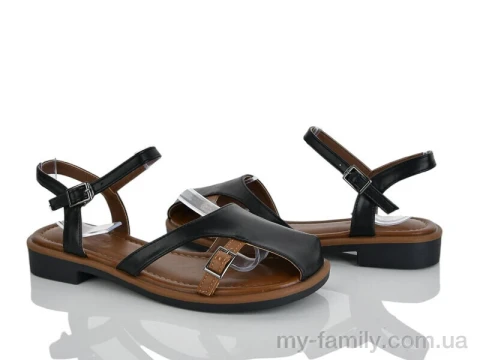 Босоніжки штучна шкіра чорний жінки -, Жіночі босоніжки оптом