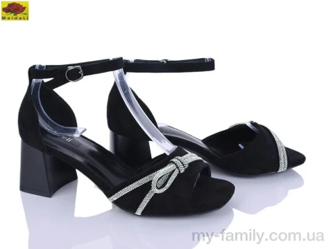 Босоножки искусственная замша черный женщины -, Женские босоножки оптом