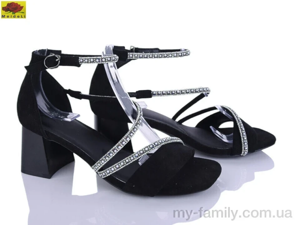 Босоніжки штучна замша чорний жінки -, Жіночі босоніжки оптом