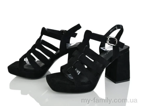 Босоніжки штучна замша чорний жінки -, Жіночі босоніжки оптом