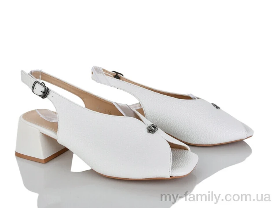 Босоніжки штучна шкіра білий жінки -, Жіночі босоніжки оптом