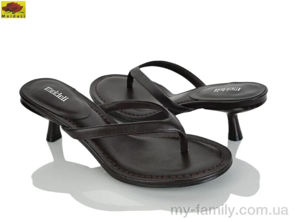 Шльопанці штучна шкіра коричневий жінки -, Жіночі шльопанці оптом