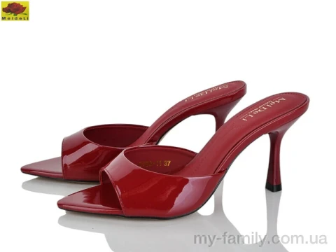 Шльопанці штучний лак червоний жінки -, Жіночі шльопанці оптом