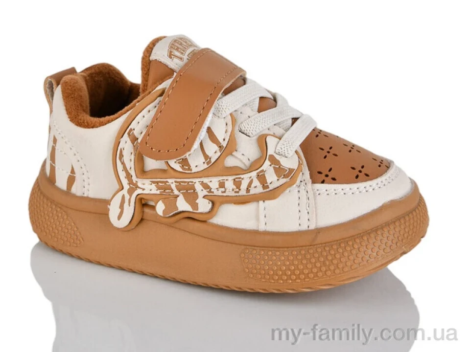 Кросівки штучна шкіра бежевий діти унісекс, Дитячі кросівки оптом