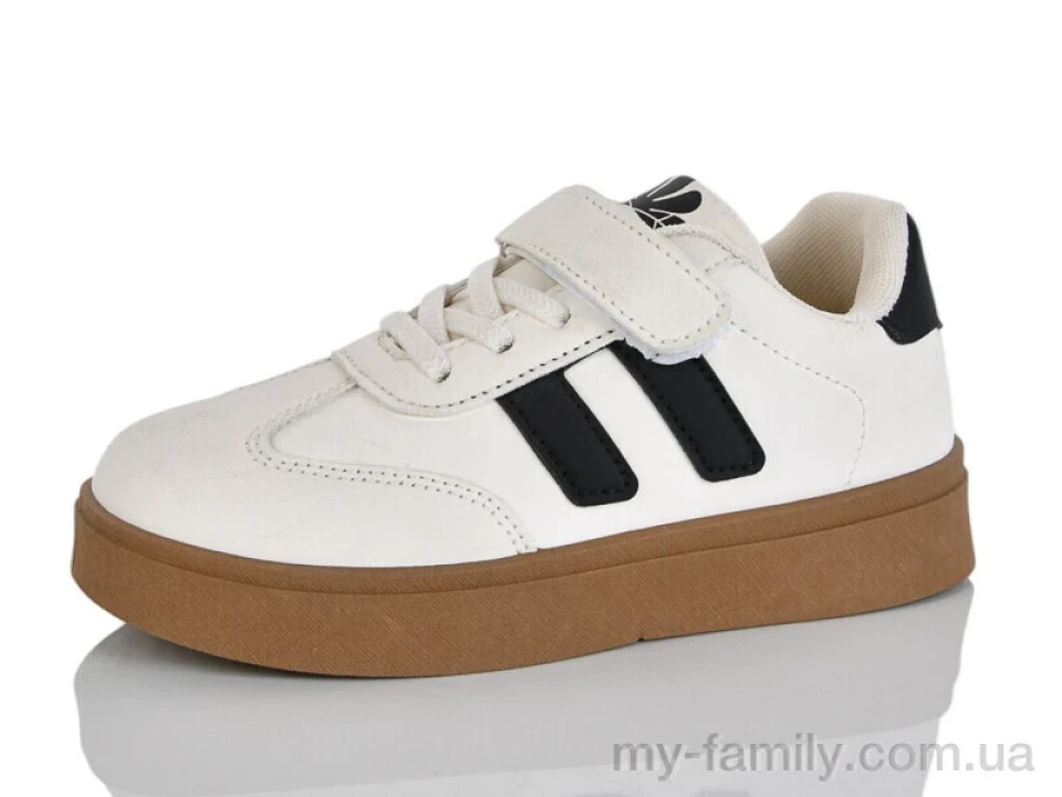 Кросівки штучна шкіра бежевий діти унісекс, Дитячі кросівки оптом