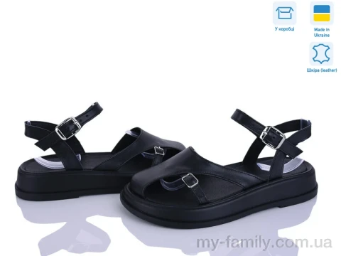 Босоніжки натуральна шкіра чорний жінки -, Жіночі босоніжки оптом