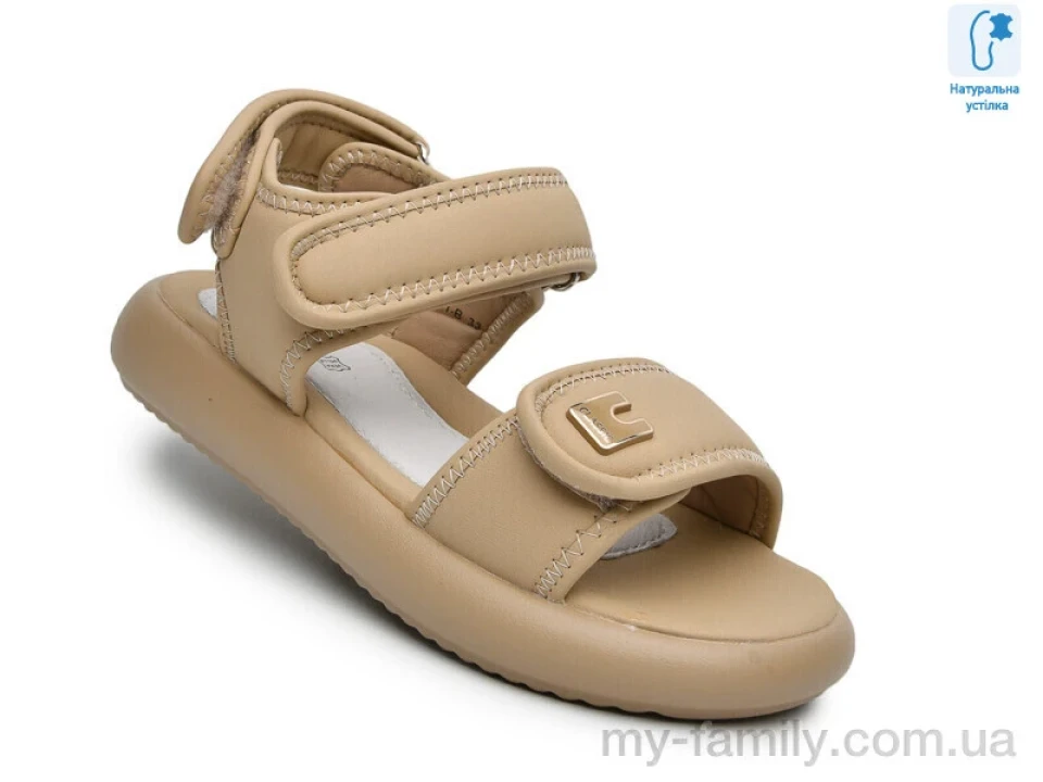 Босоніжки штучна шкіра коричневий діти дівчинка, Взуття оптом діти