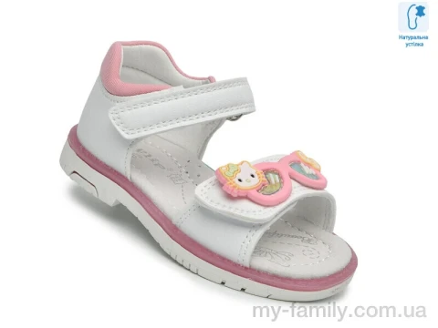 Босоніжки штучна шкіра білий діти дівчинка, Взуття оптом діти