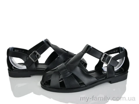 Босоніжки штучна шкіра чорний жінки -, Жіночі босоніжки оптом