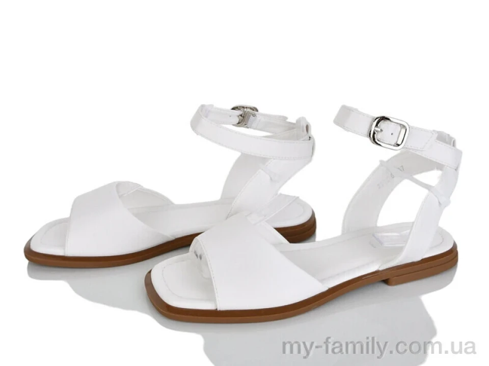 Босоніжки штучна шкіра білий жінки -, Жіночі босоніжки оптом