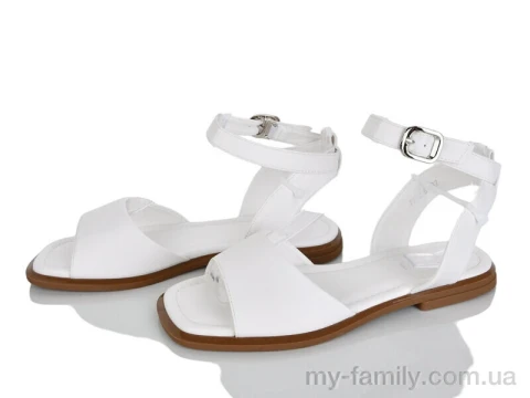 Босоніжки штучна шкіра білий жінки -, Жіночі босоніжки оптом