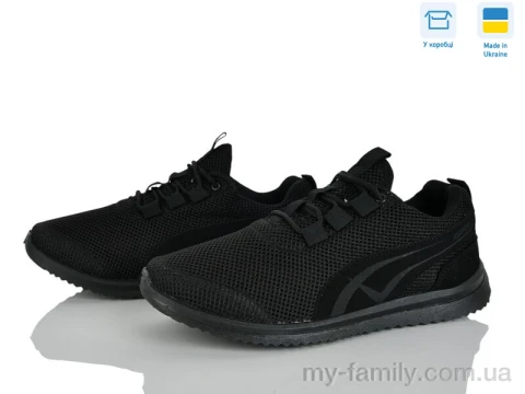 Кросівки штучний нубук-текстиль чорний чоловіки -, Чоловічі кросівки оптом