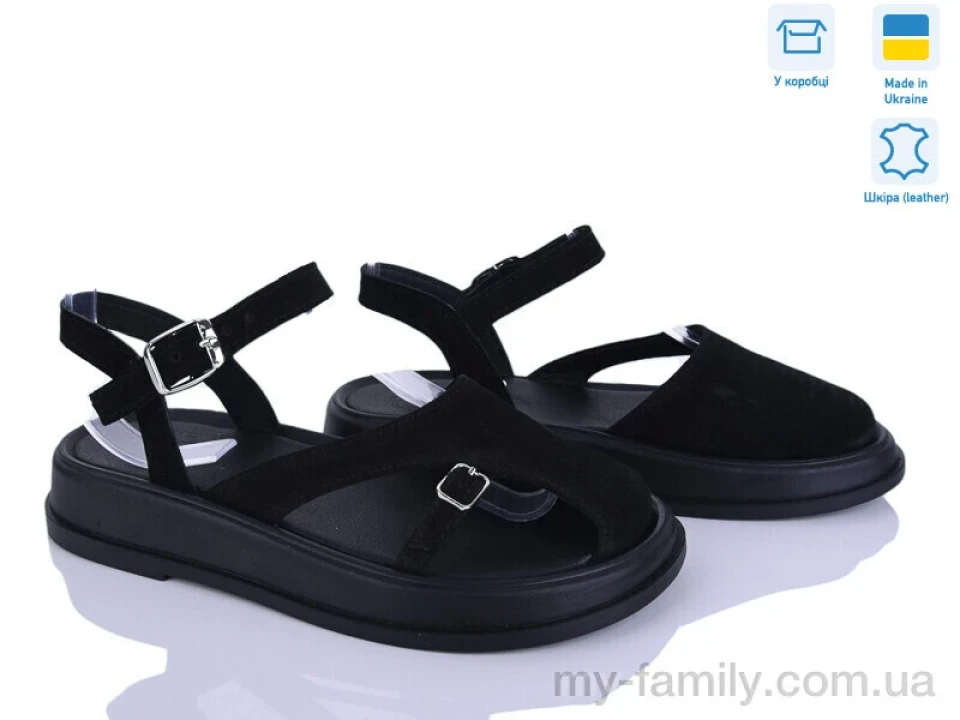 Босоніжки натуральна замша чорний жінки -, Жіночі босоніжки оптом